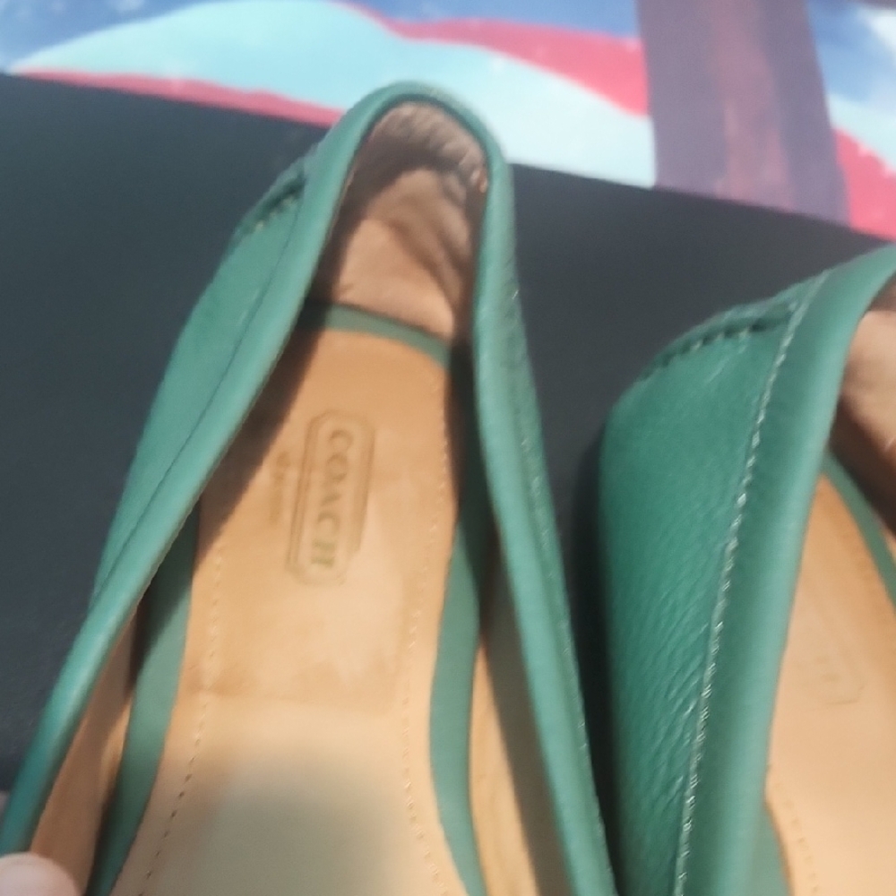 COACH Horsebit Leather Slip-On Loafers Women's Sz 8B - Picture 2 of 4